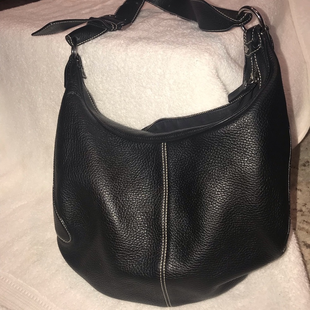 Tods black hobo bag